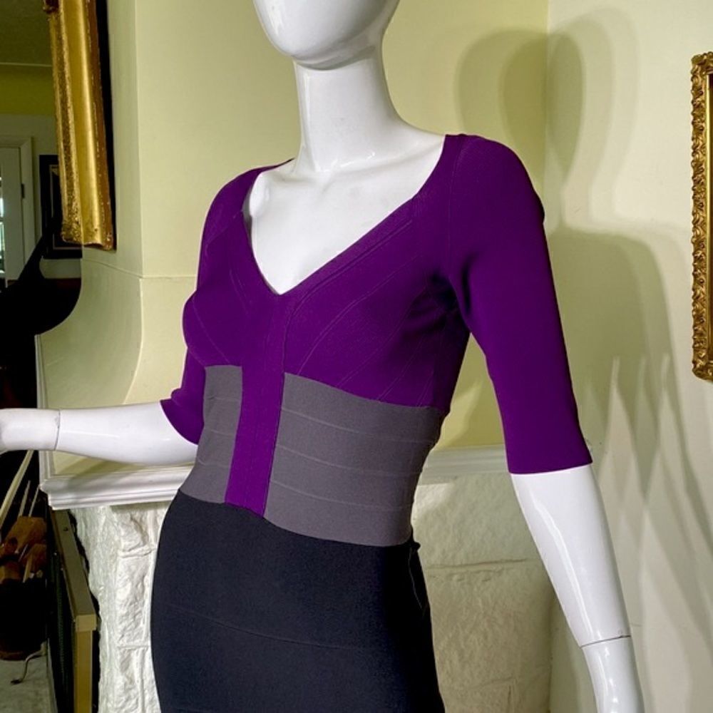Sandra Angelozzi Bandage Body Contouring Dress - Picture 6 of 16